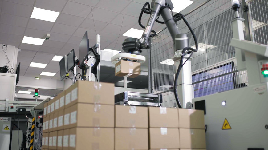 Capacitación de los operarios y mejora de la eficiencia: los robots colaborativos automatizan las tareas de paletización en Sanofi 